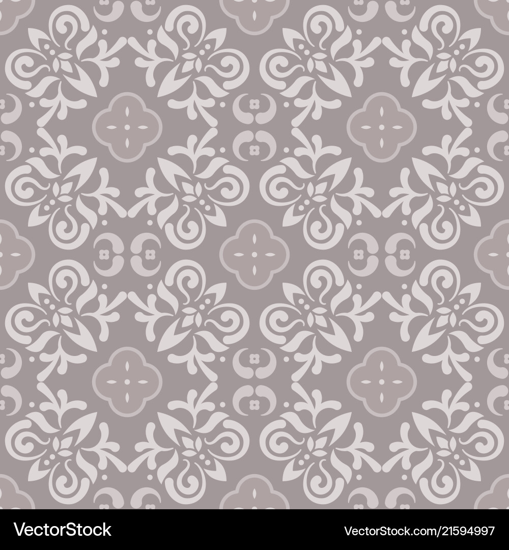 Gray Hexagonal Tile Pattern vector image