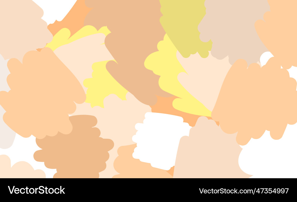 Light orange pattern with random forms Light orange pattern with random forms vector image