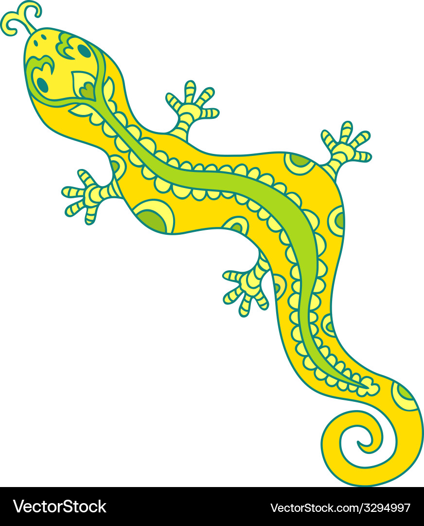 Lizard pattern Vector Image