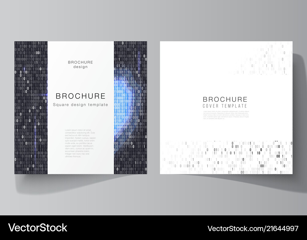 Minimal layout of two square format Minimal layout of two square format Vector Image