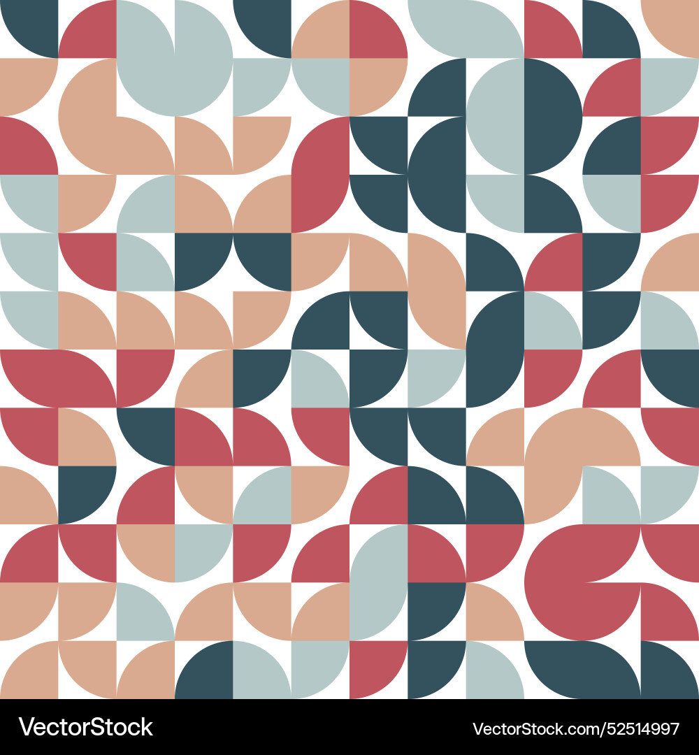 Retro styled abstract pattern background vector image