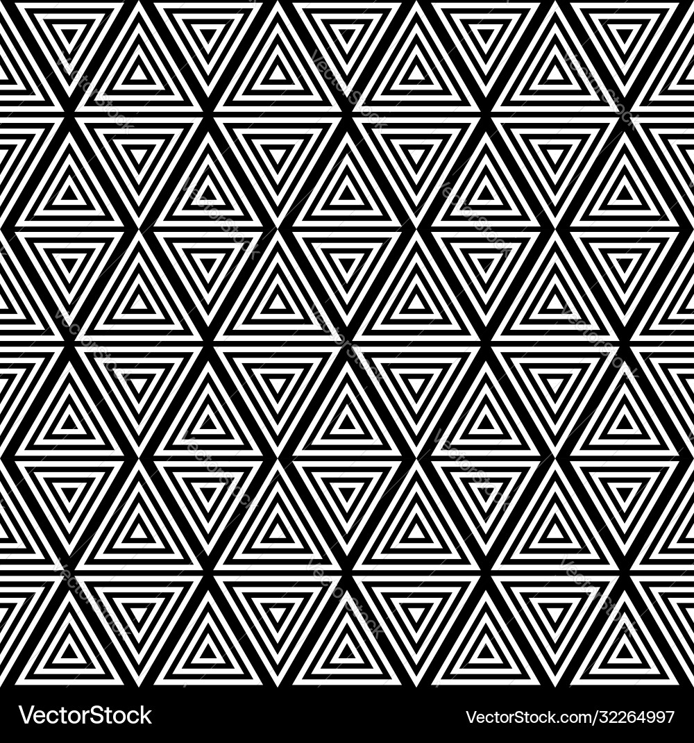Seamless diamonds and triangles pattern Vector Image