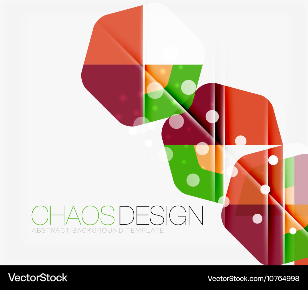 Abstract background with round shapes Vector Image