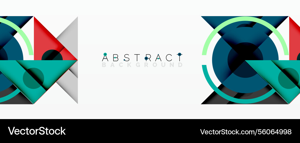 Abstract geometric composition with overlapping Abstract geometric composition with overlapping vector image