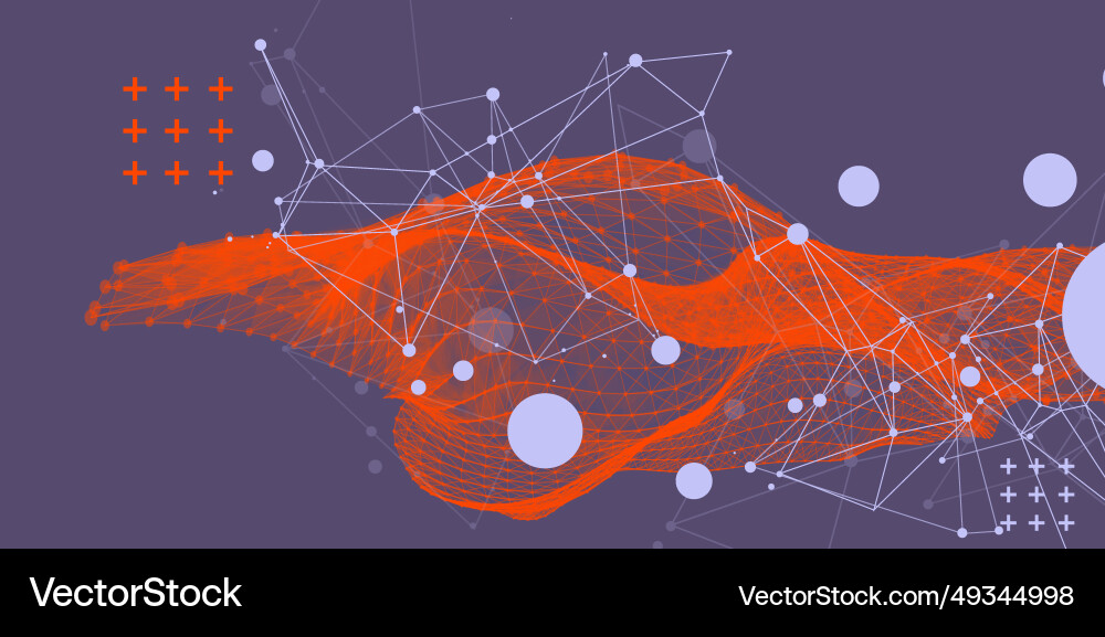 Abstract wave is made in a frame style template Abstract wave is made in a frame style template vector image