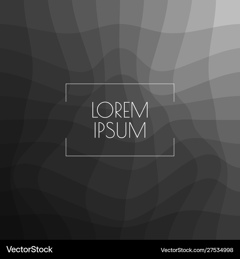 Dynamic Grey Distort Background Vector Image