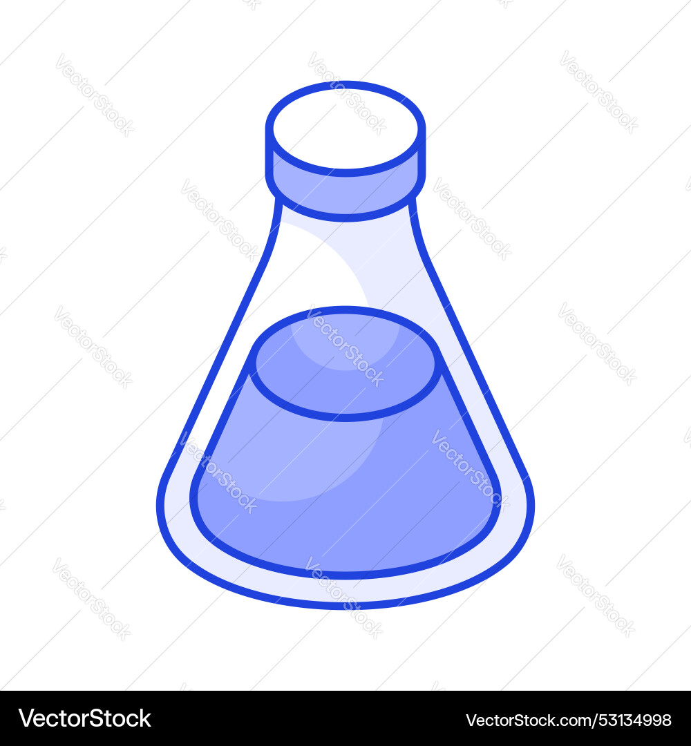 Flask vector image