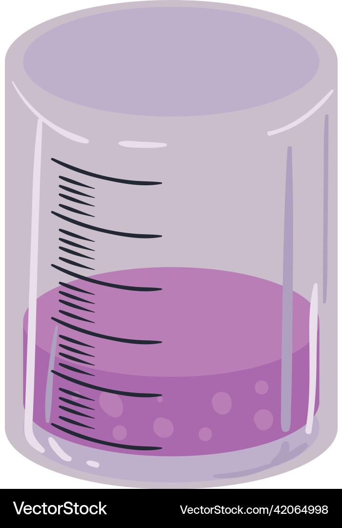 Laboratory flask isolated icon Vector Image