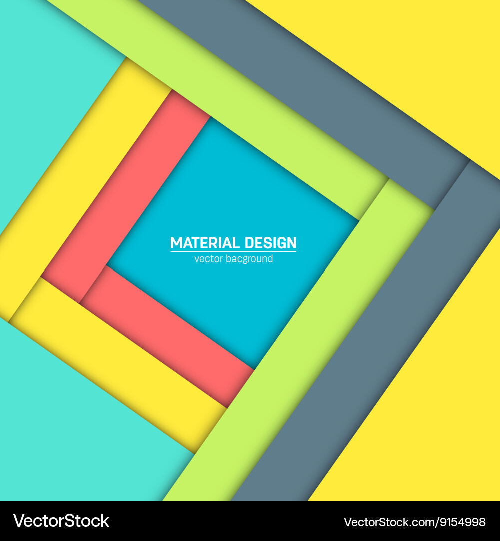 Material design background abstract vector image
