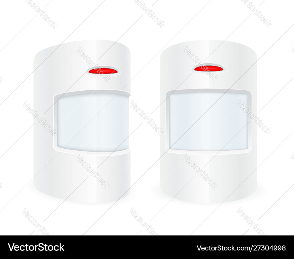 Motion Sensor Security System vector image
