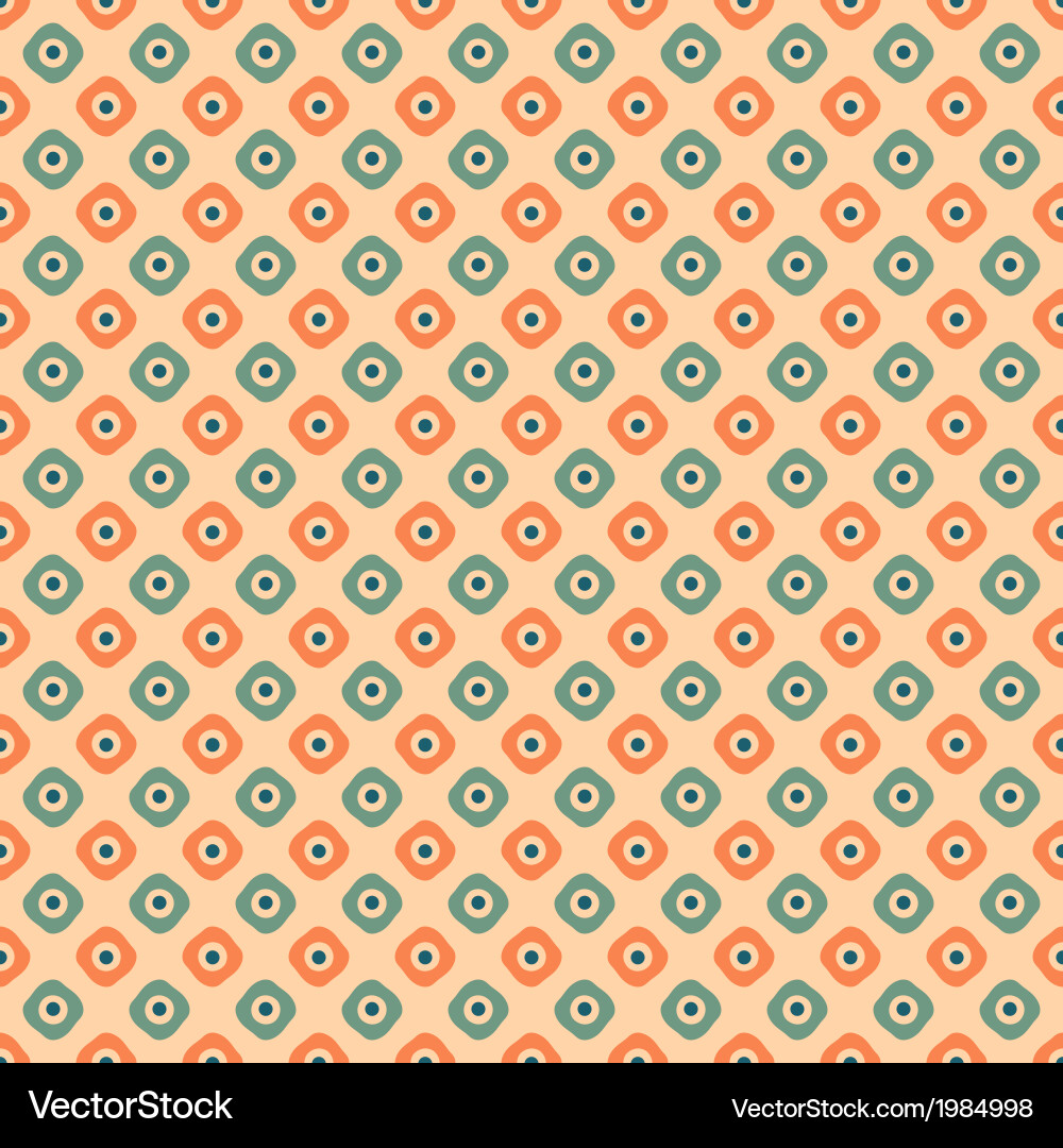 Retro abstract seamless patterns vector image