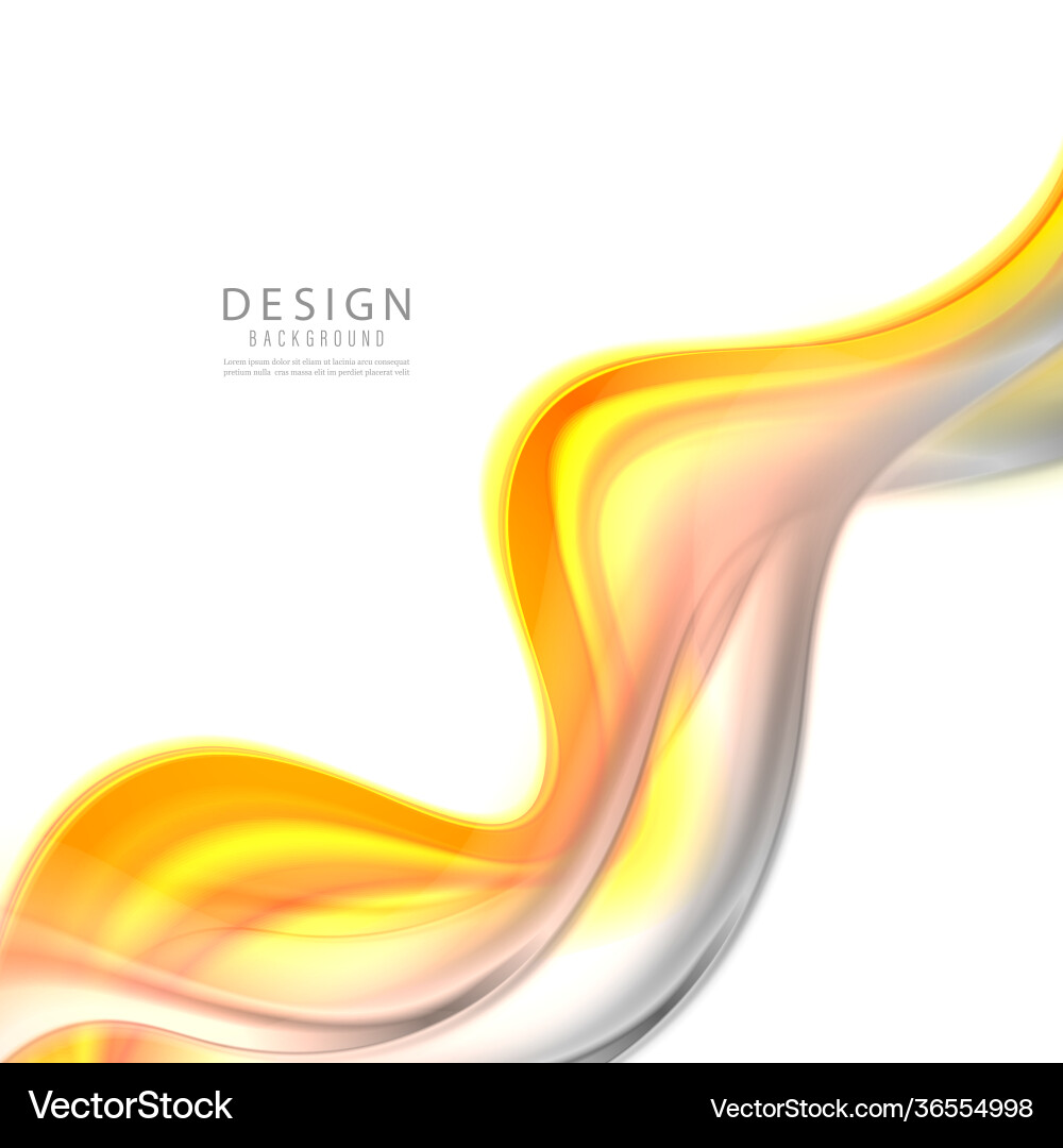 Smooth Wave Stream Abstract Background vector image