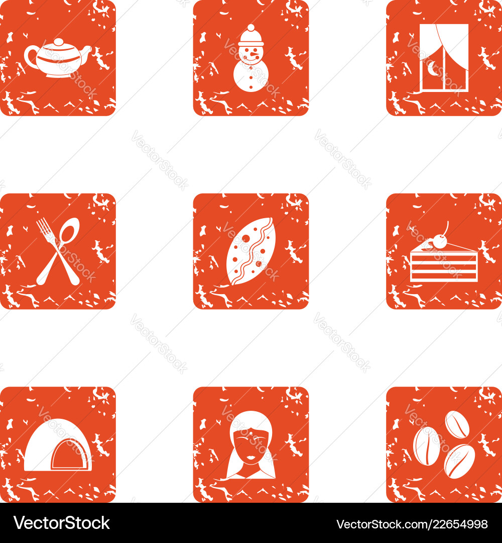 Sucrose-Symbole setzen grunge Stil Sucrose-Symbole setzen grunge Stil vektorbild