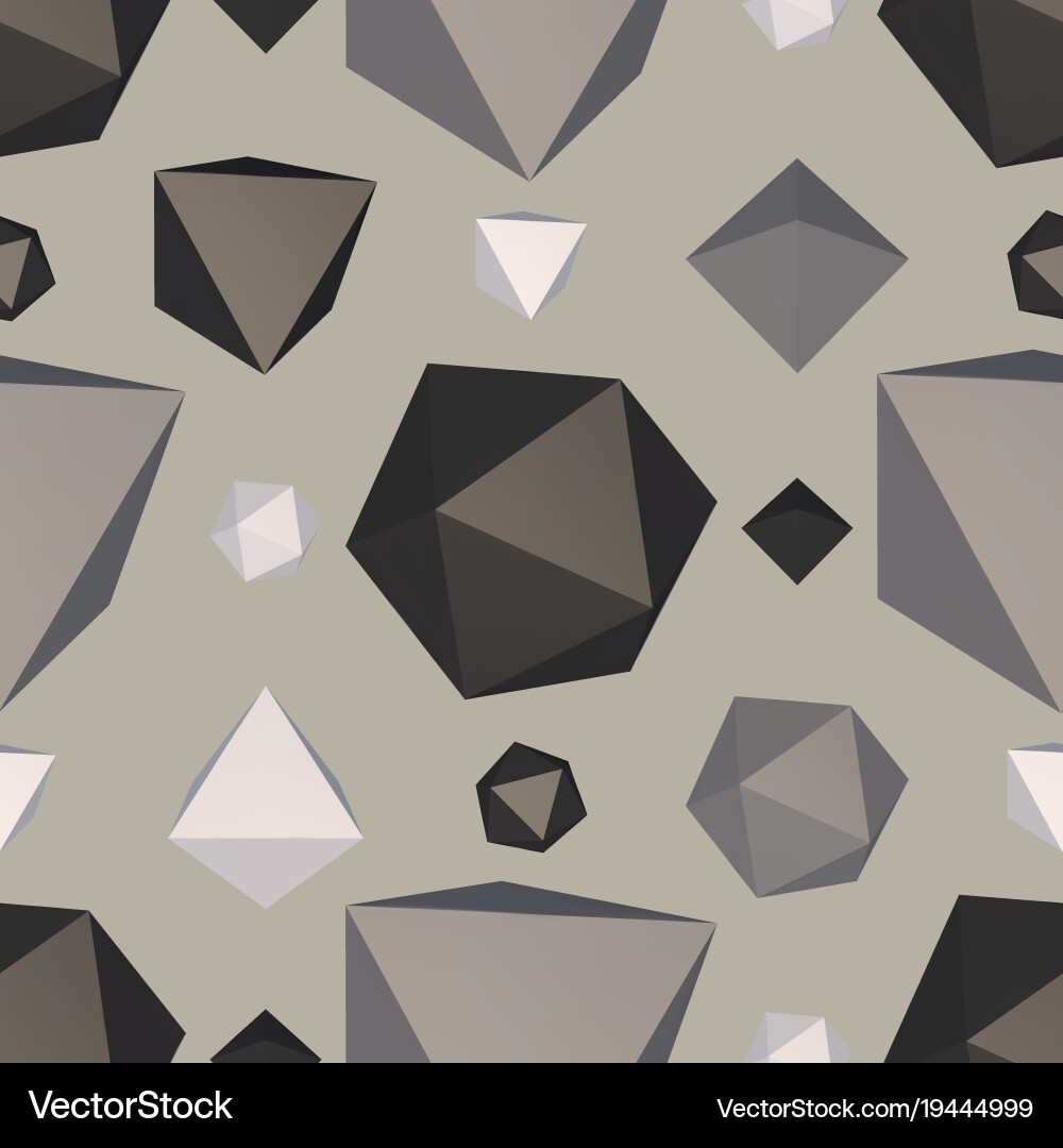 Abstract backdrop with polygon vector image