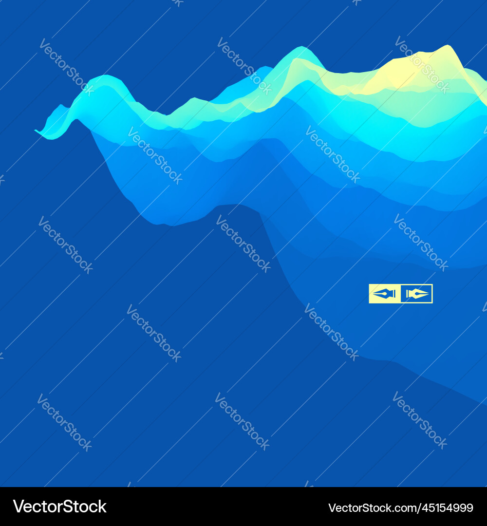 Abstract background dynamic effect futuristic Vector Image