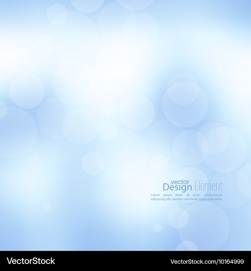 Abstract background with bokeh vector image