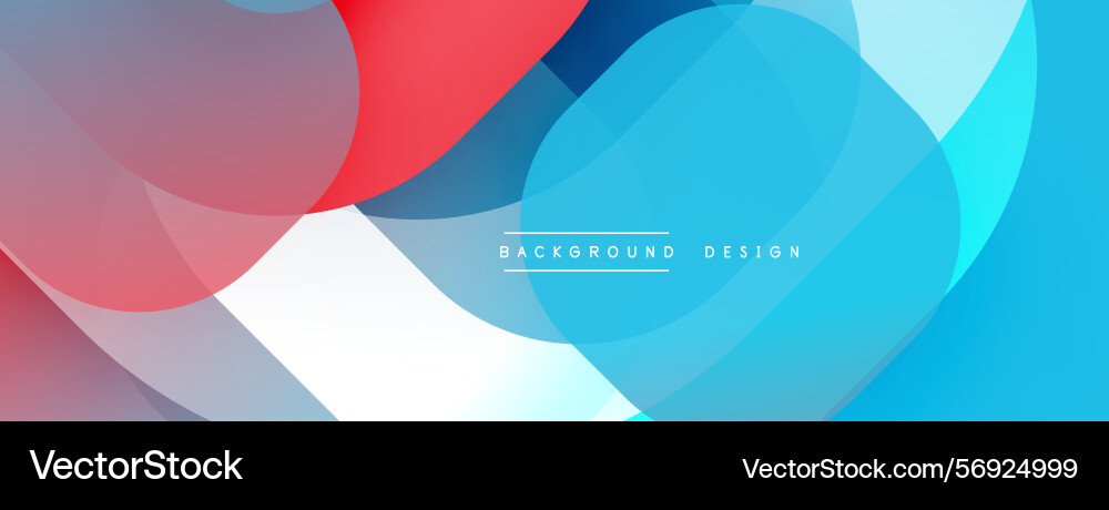 Abstract colorful shapes overlap creating dynamic Abstract colorful shapes overlap creating dynamic vector image