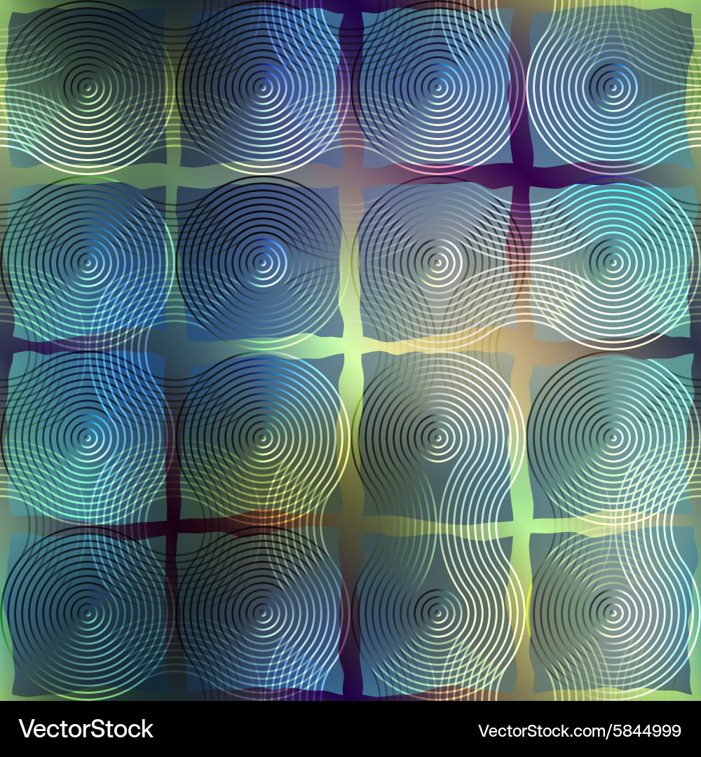 Abstract geometric pattern on blurred background Vector Image