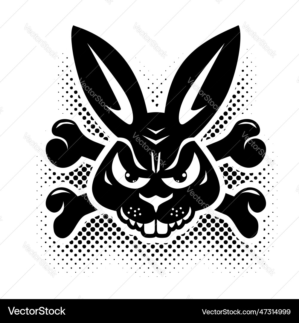 Dangers & Chaos Rabbit Icon Vector Image