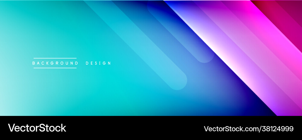 Dynamic lines abstract background 3d shadow Vector Image