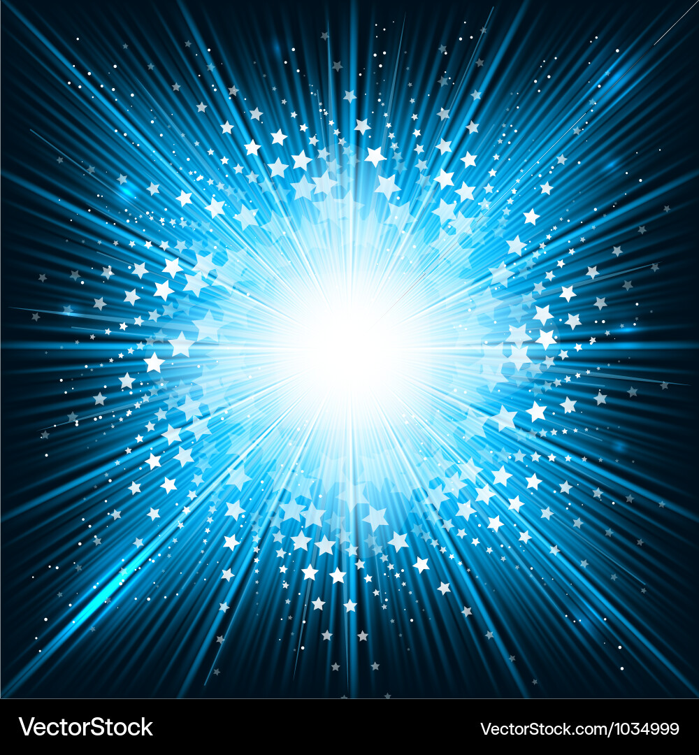 Dynamic Starburst Effect Background vector image