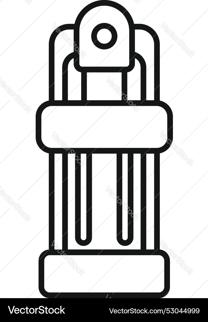 Dynamite bomb with timer and detonator icon Dynamite bomb with timer and detonator icon vector image