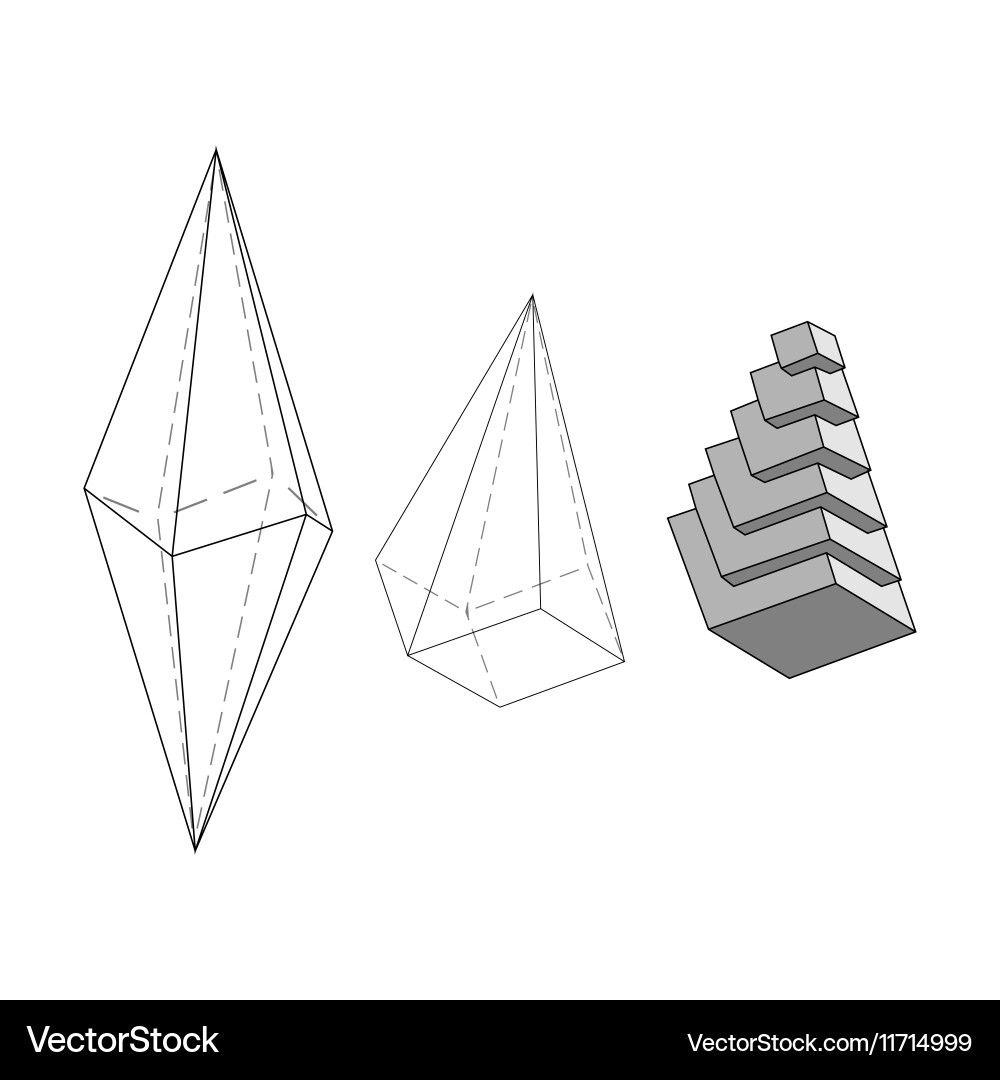 Initial idea of the internal structure vector image