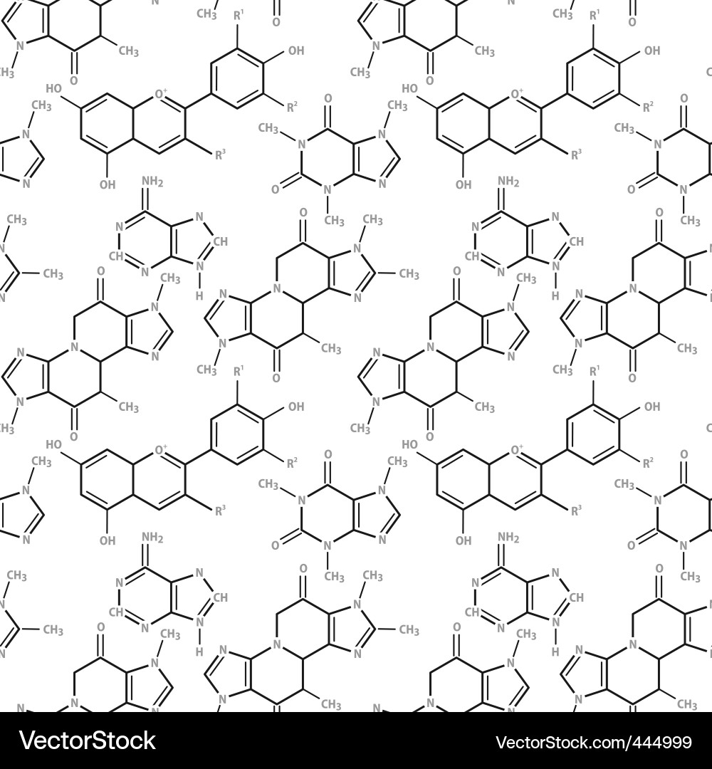 Molekulare Chemie Muster Vektorbild