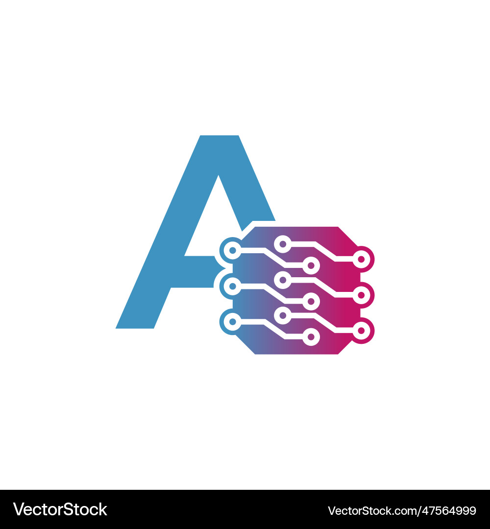 Programming code and technology logo template Vector Image