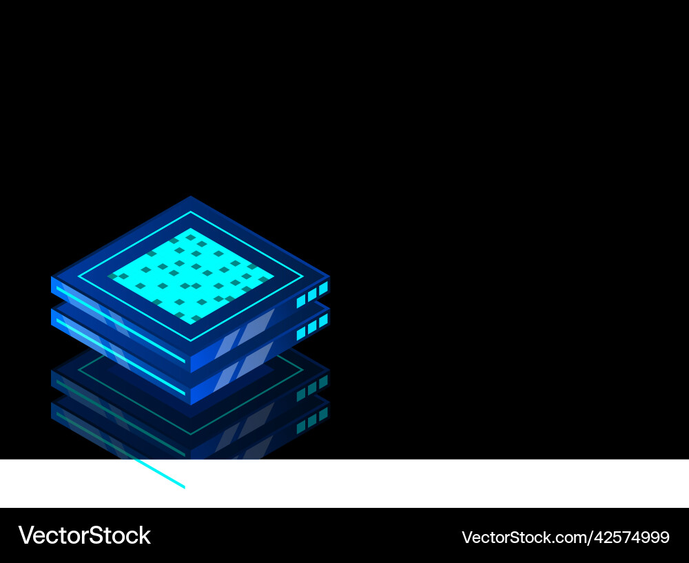 Set of server room icons data center and database Set of server room icons data center and database vector image