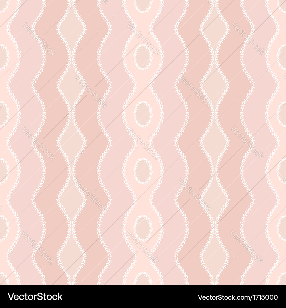 Cream Openwork Pattern Vector Image