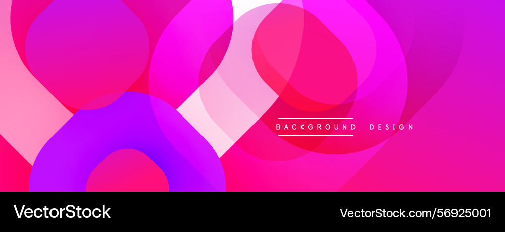 Abstract vibrant circles overlap creating dynamic Abstract vibrant circles overlap creating dynamic vector image