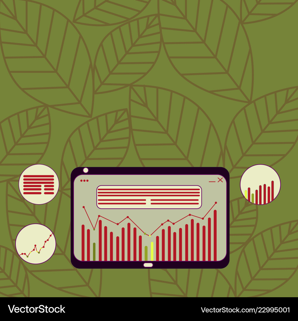 Design business empty template isolated minimalist vector image