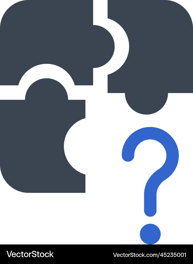 Problem confusion icon vector image
