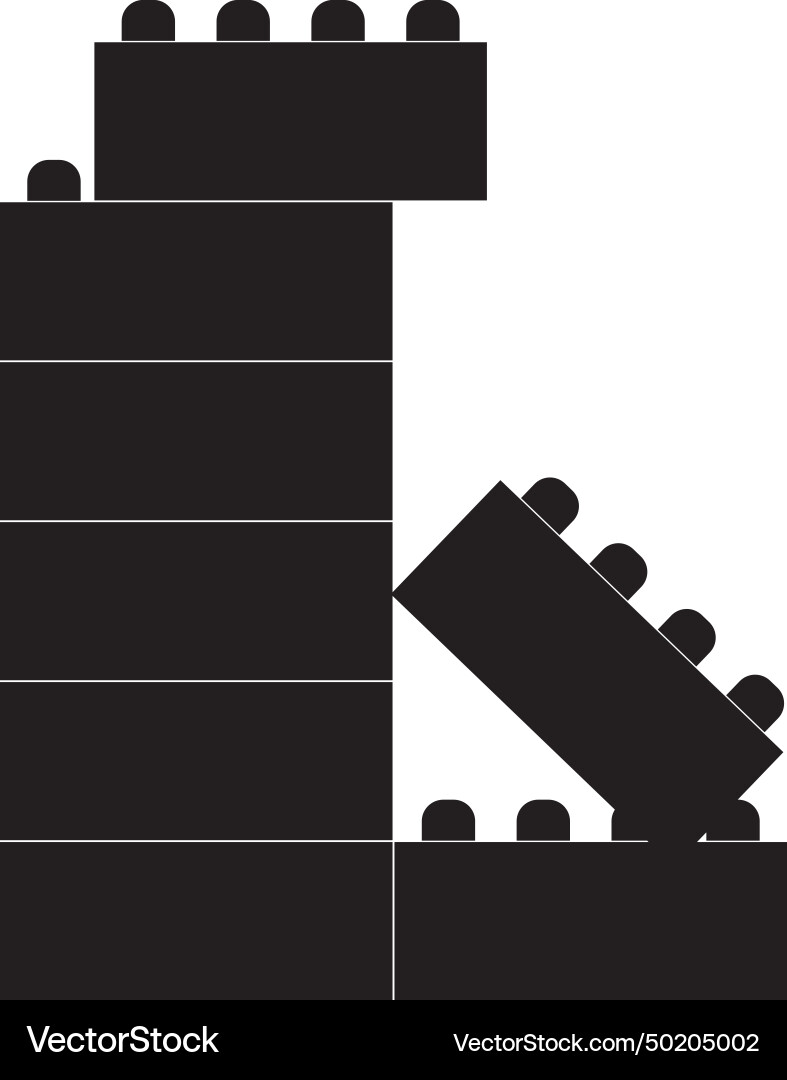 Building block icon Vector Image