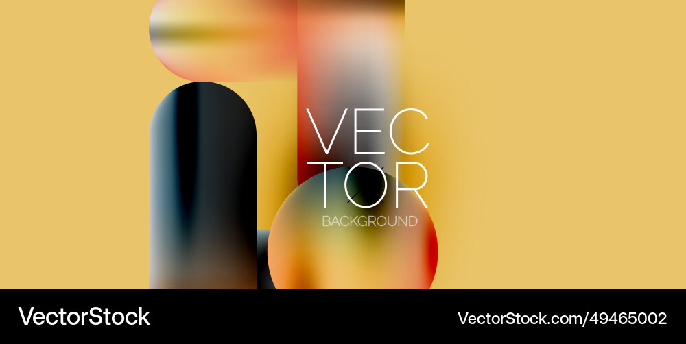 Geometric shapes fluid gradient abstract minimal Geometric shapes fluid gradient abstract minimal vector image