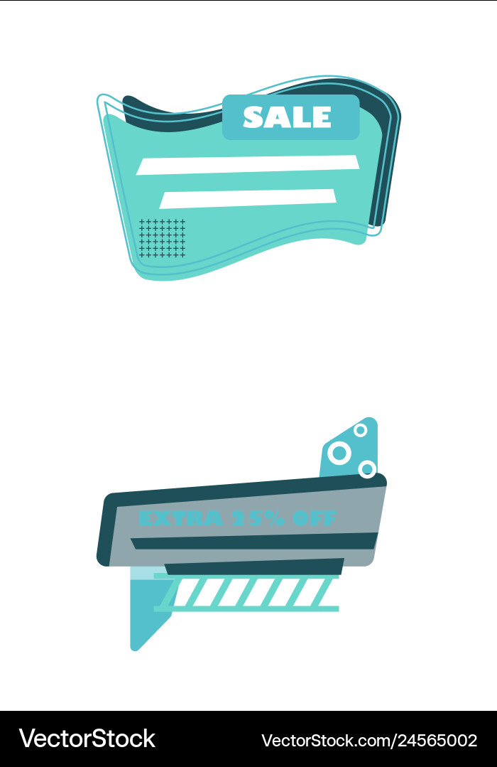 Minimal brochure templates with elements on whte Minimal brochure templates with elements on whte vector image