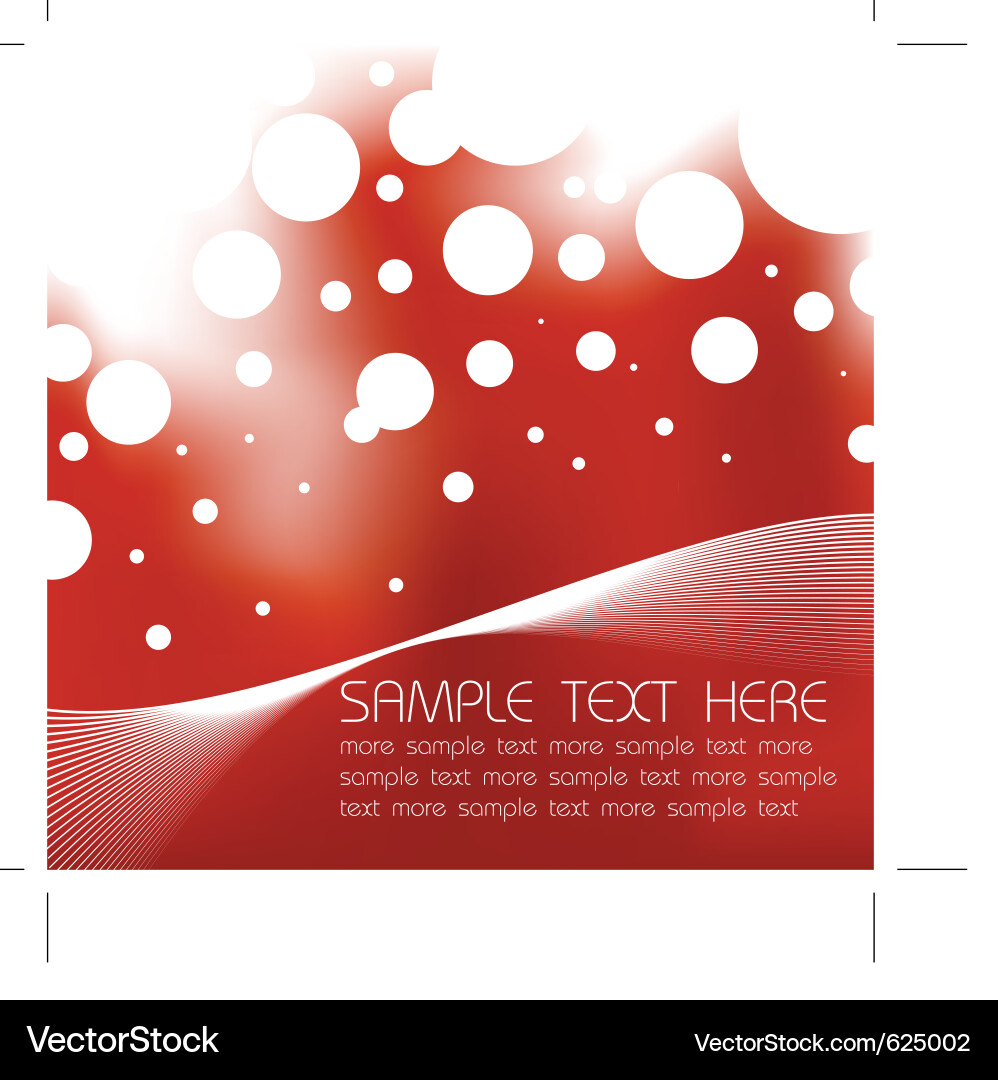 Red Gradient Background vector image
