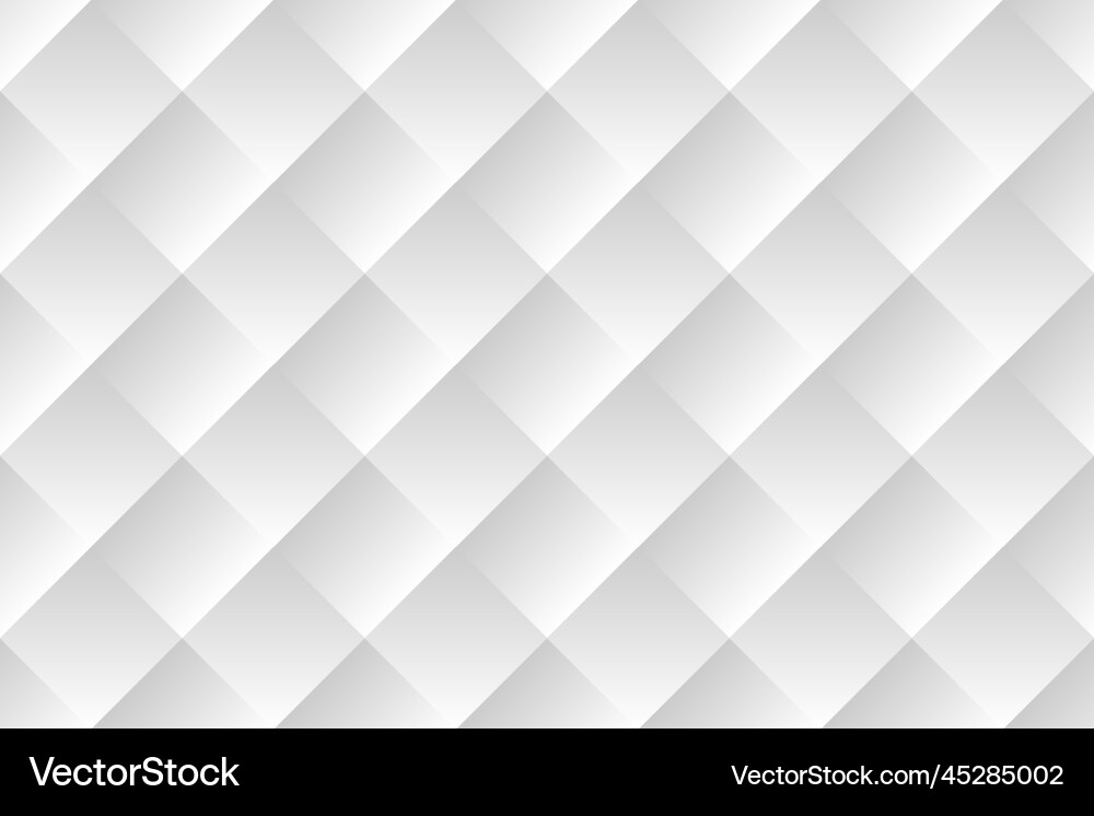 Seamless pattern with abstract white square tile vector image