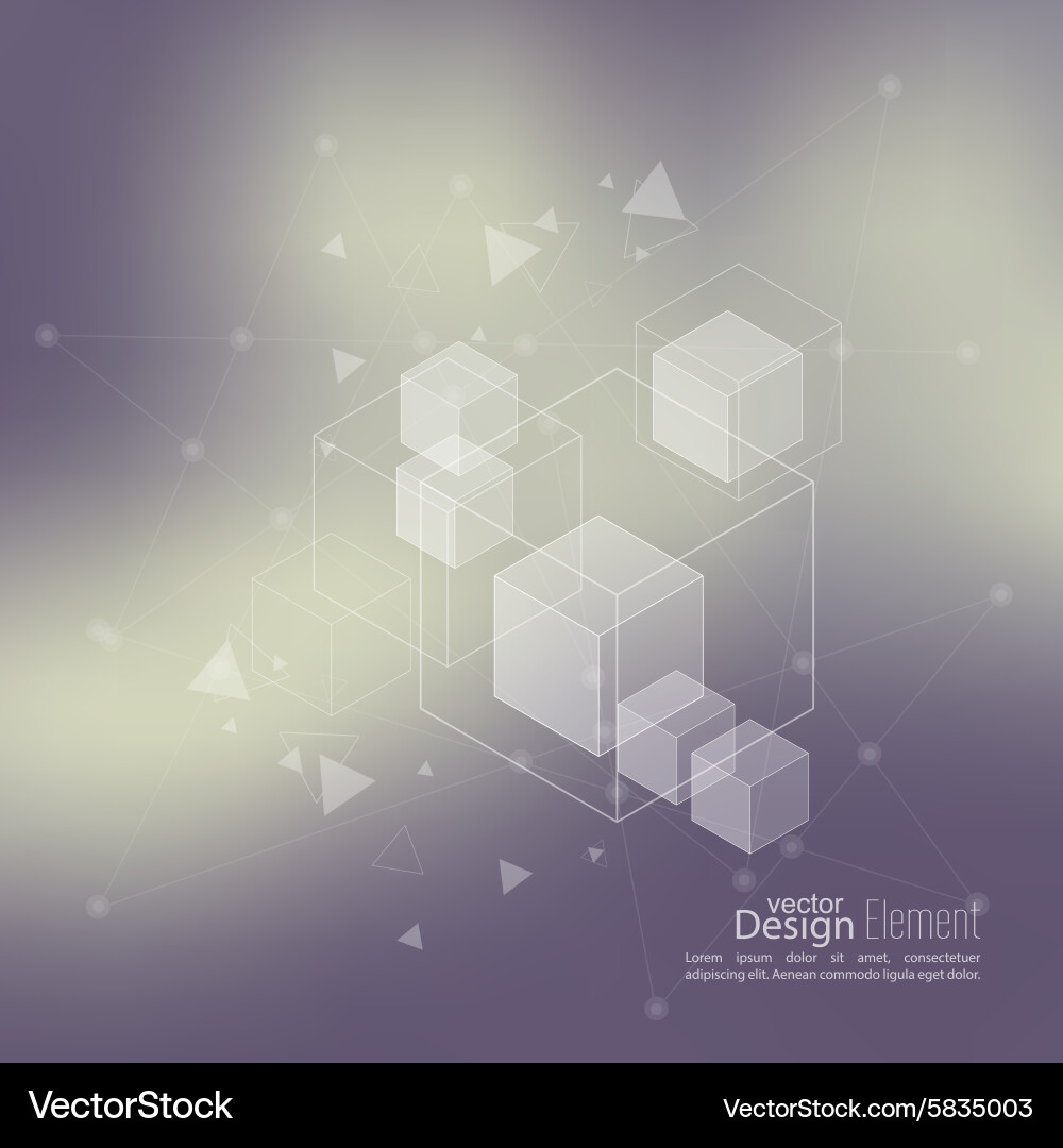 Abstract neat blurred background with transparent vector image