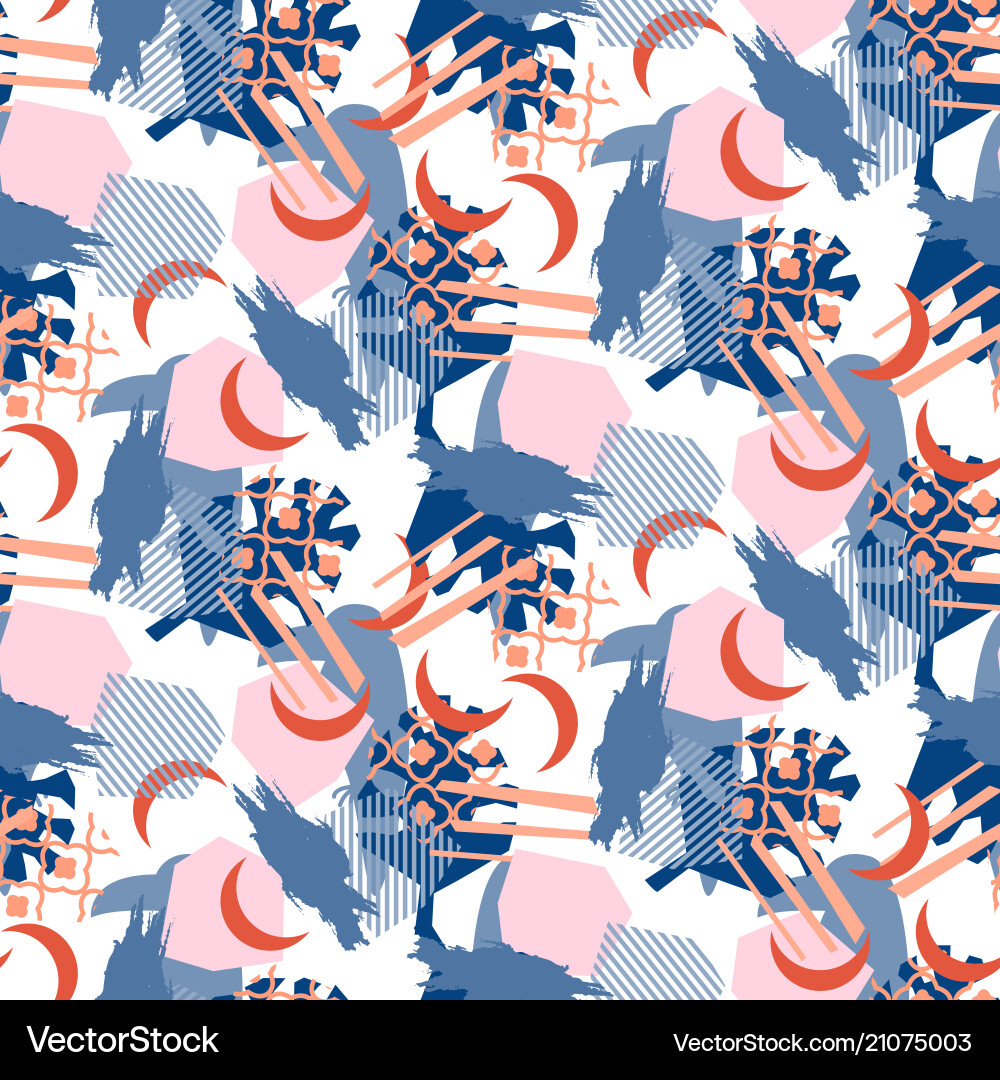 Abstract Seamless Pattern vector image