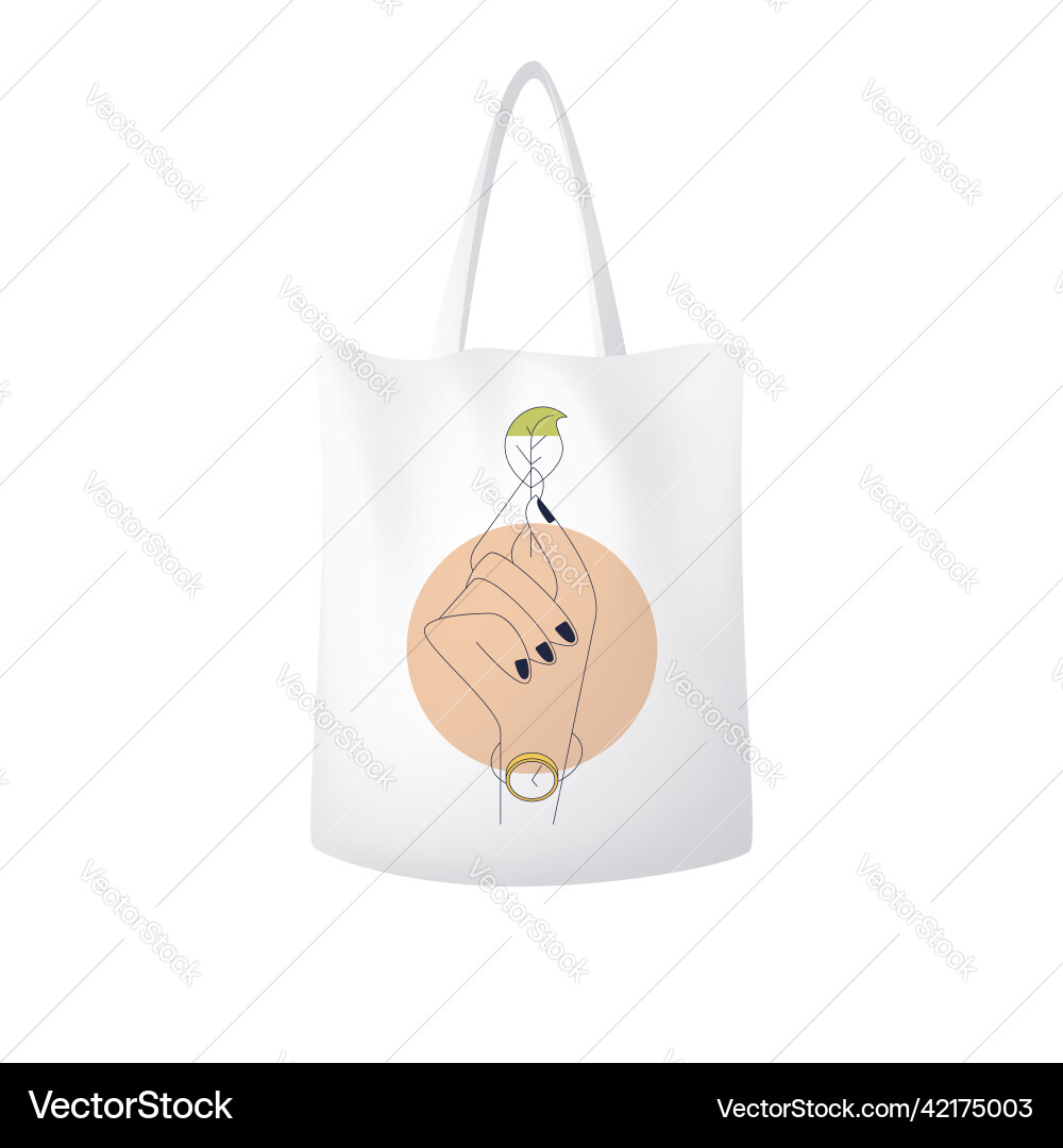 Bag in mesh gradient style editable color Bag in mesh gradient style editable color vector image