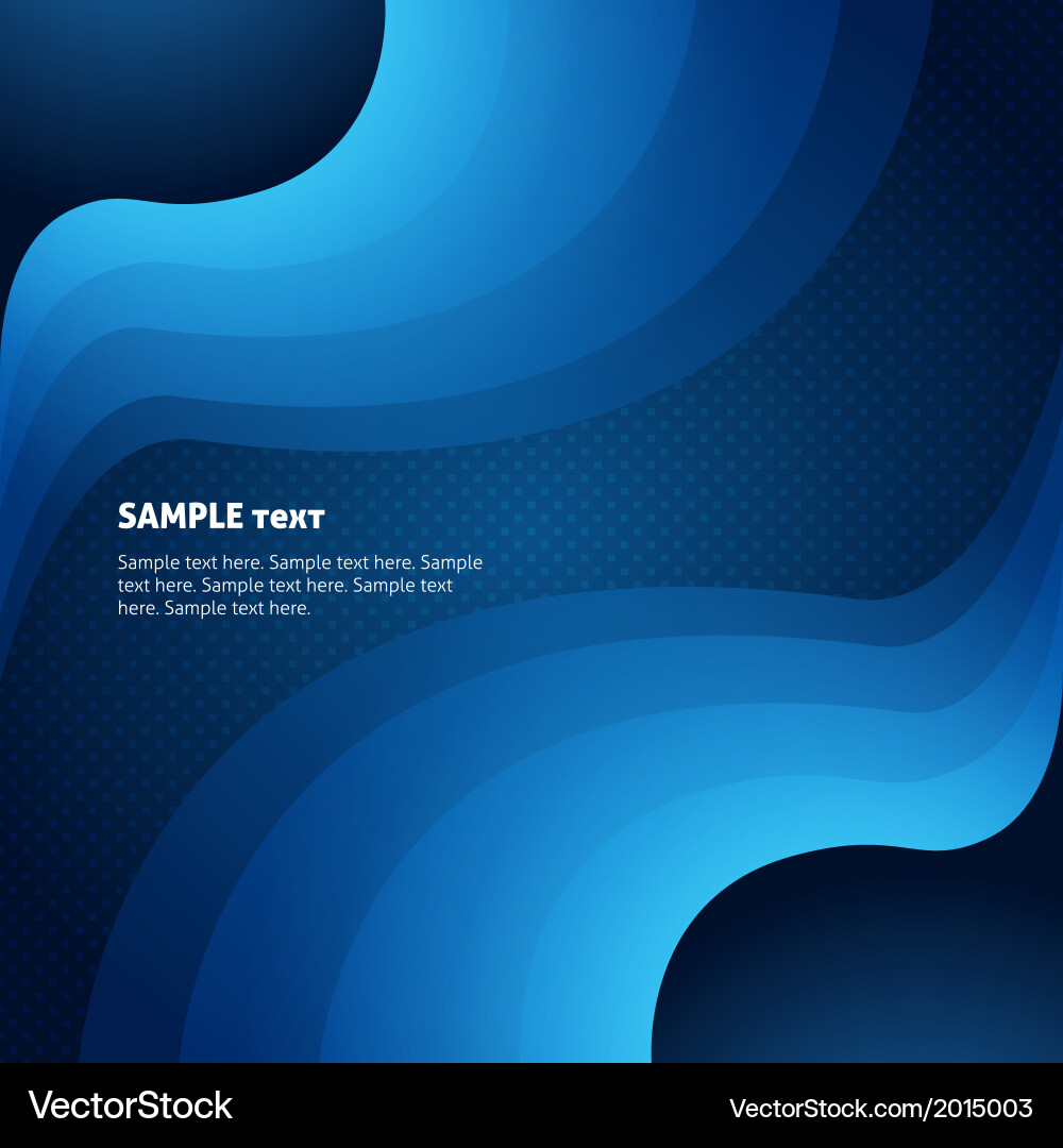 Dynamic Blue Abstract Background vector image
