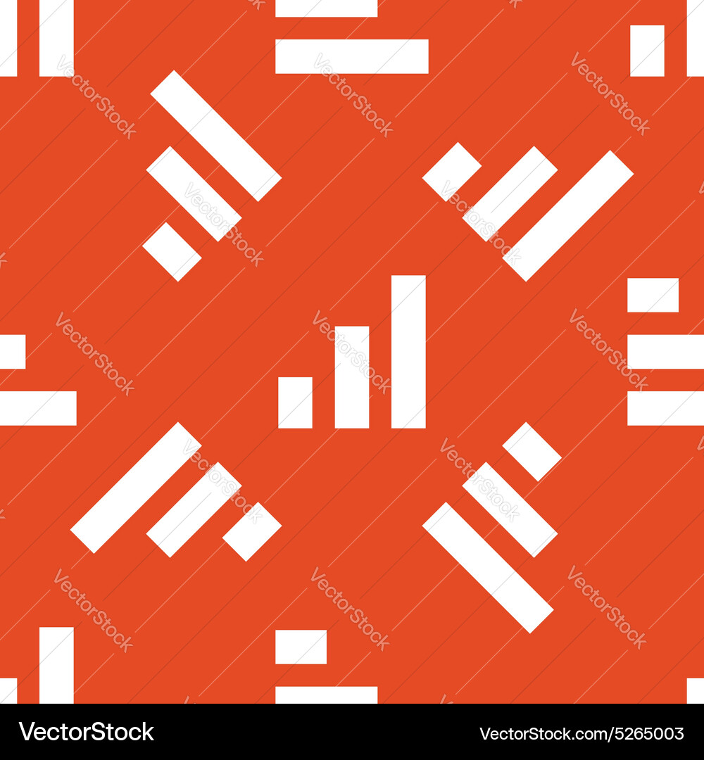 Orange volume scale pattern Vector Image