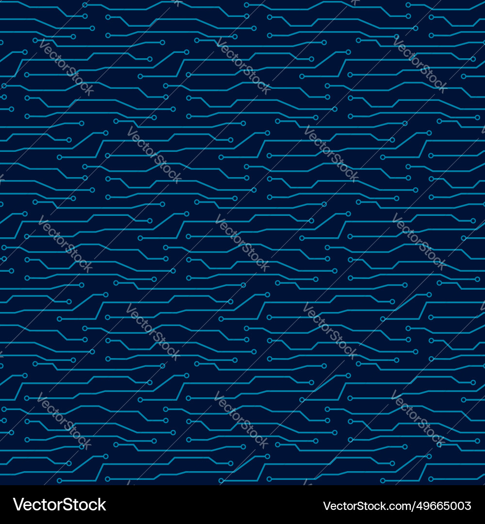 Seamless pattern of circuit board Seamless pattern of circuit board vector image