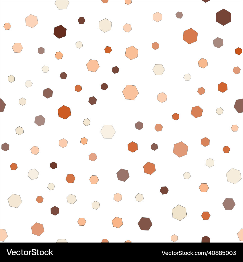 Seamless pattern with colorful hexagons Seamless pattern with colorful hexagons vector image