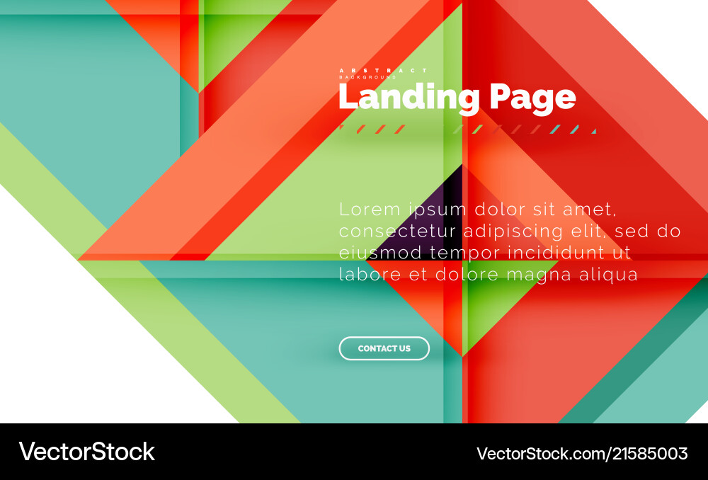 Square shape geometric abstract background Vector Image