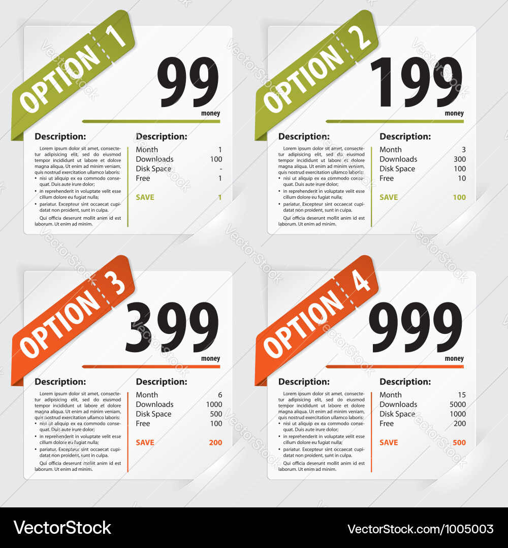 Subscription Frames - Paper Pocket vector image