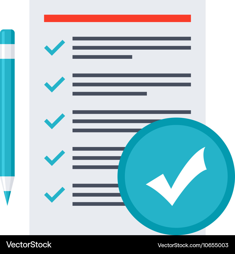 To-Do List & Task Completion Vector Image