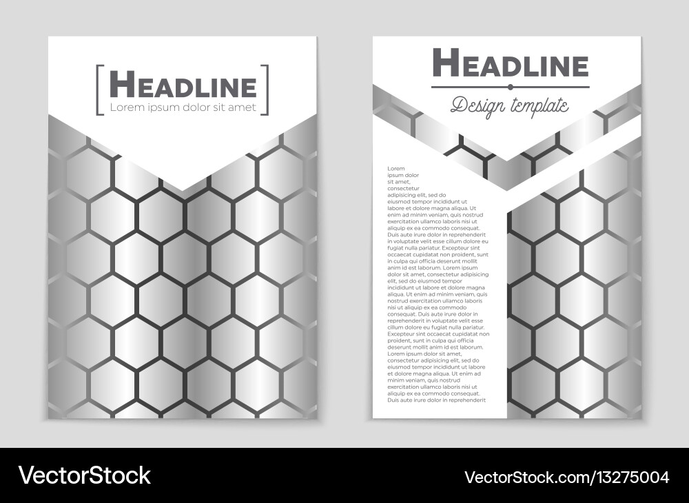 Abstract layout background set for art Vector Image